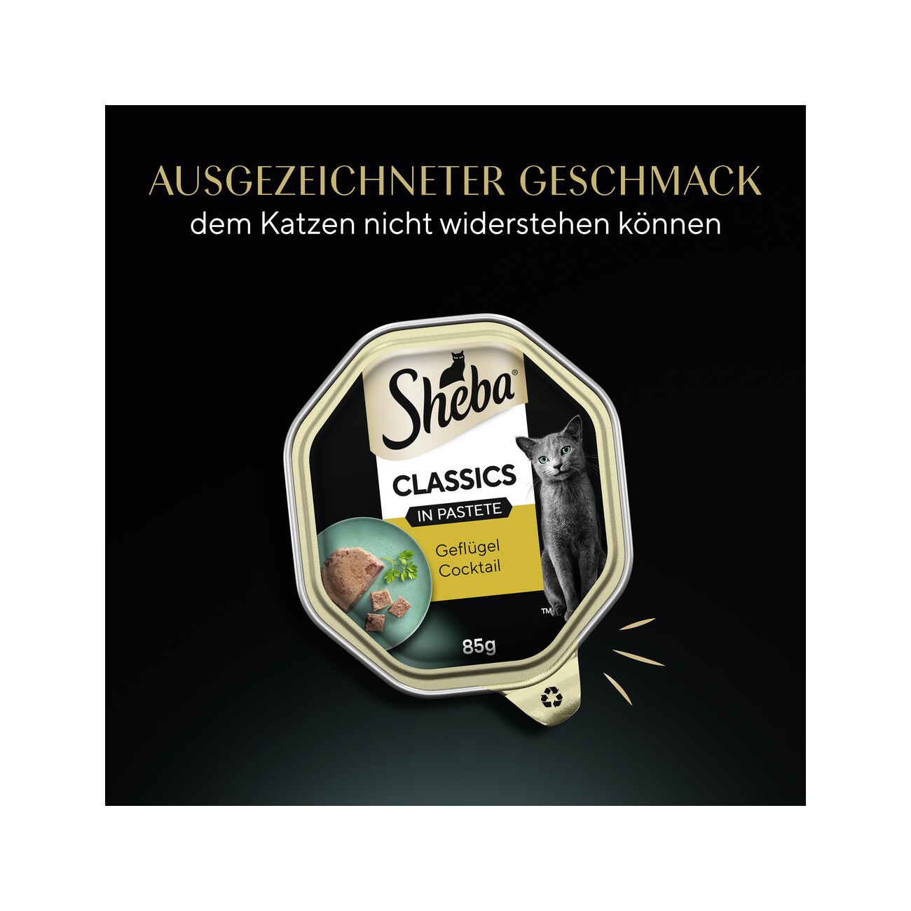 Sheba Classics in Pastete 22x85g Geflügel Cocktail
