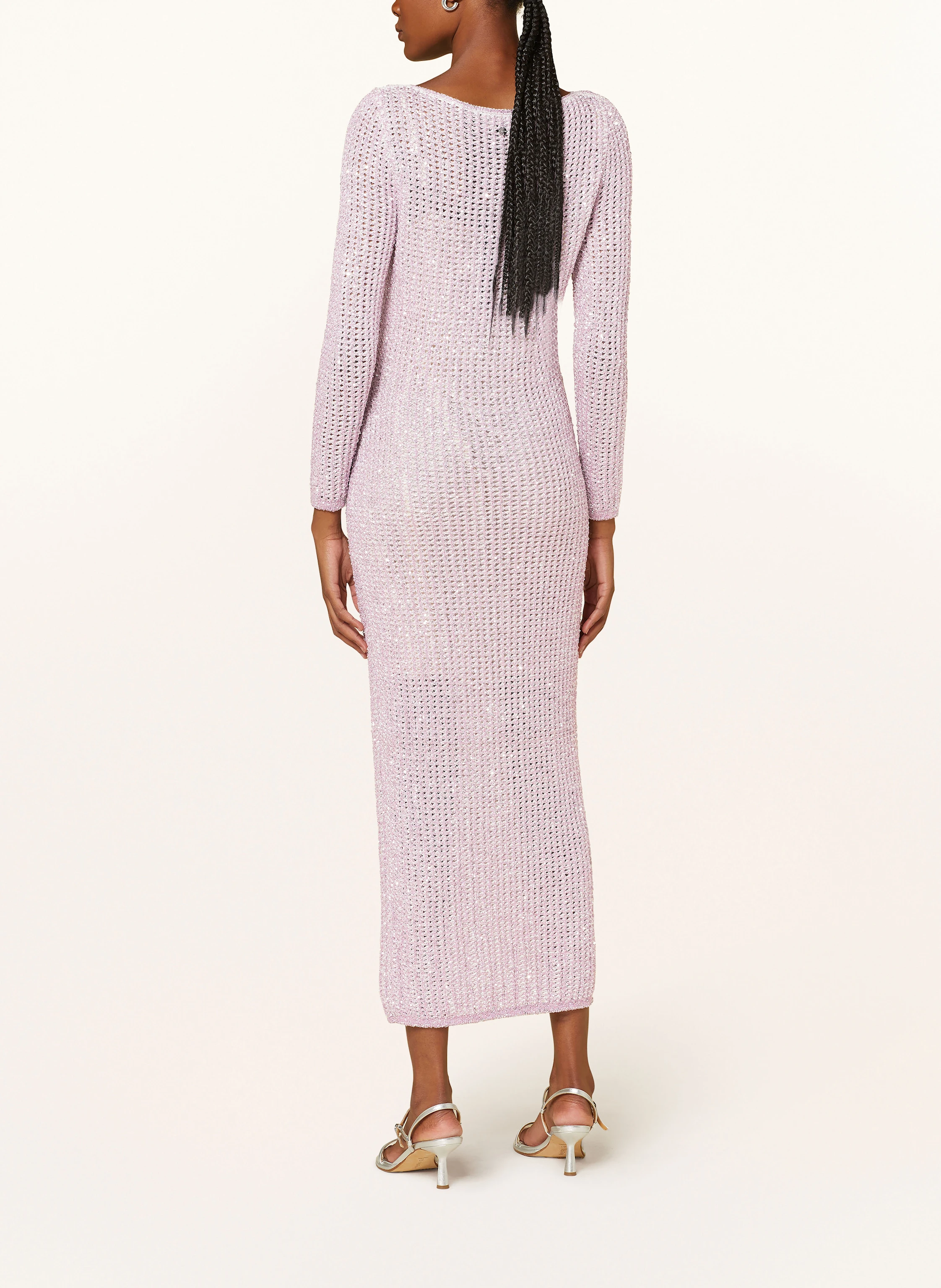 MARC CAIN Strickkleid mit Pailletten