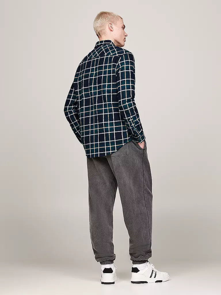 TOMMY JEANS Flanellhemd  blau
