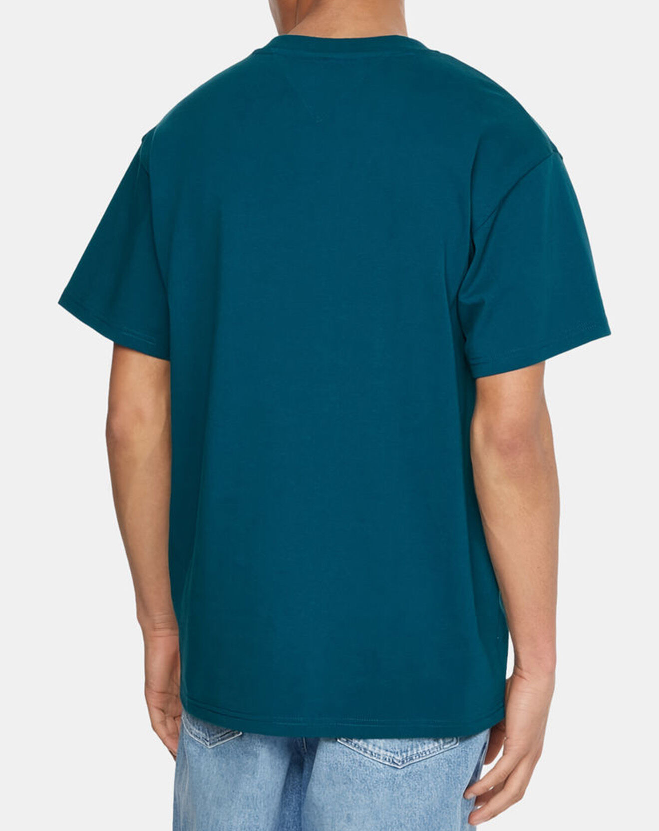 Tommy Jeans T-Shirt College Logo bleu canard