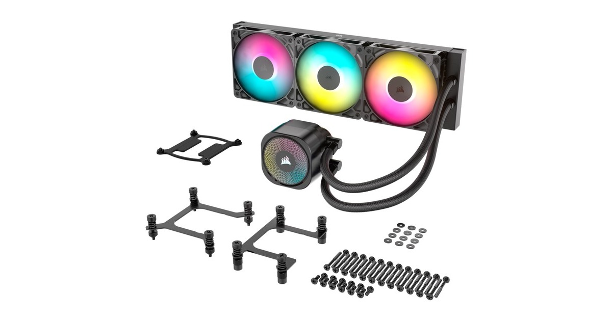 CorsairNAUTILUS 360 RS ARGB waterkoeling  (Zwart, 4-pins PWM fan-connector)