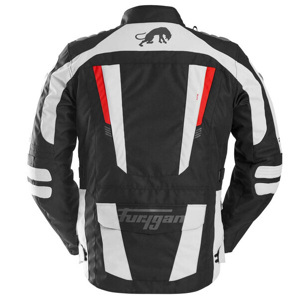 Furygan - Veste Apalaches Evo Noir / Gris Clair / Rouge