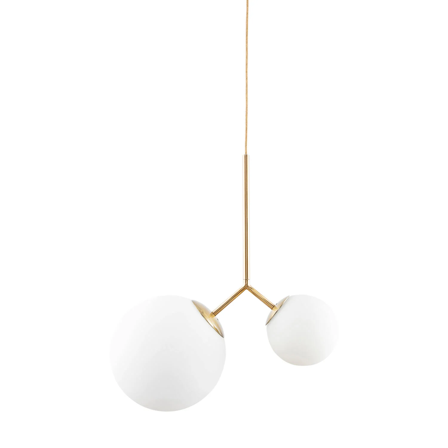 House Doctor  Twice lampe, hvid - L70 x B47 cm
