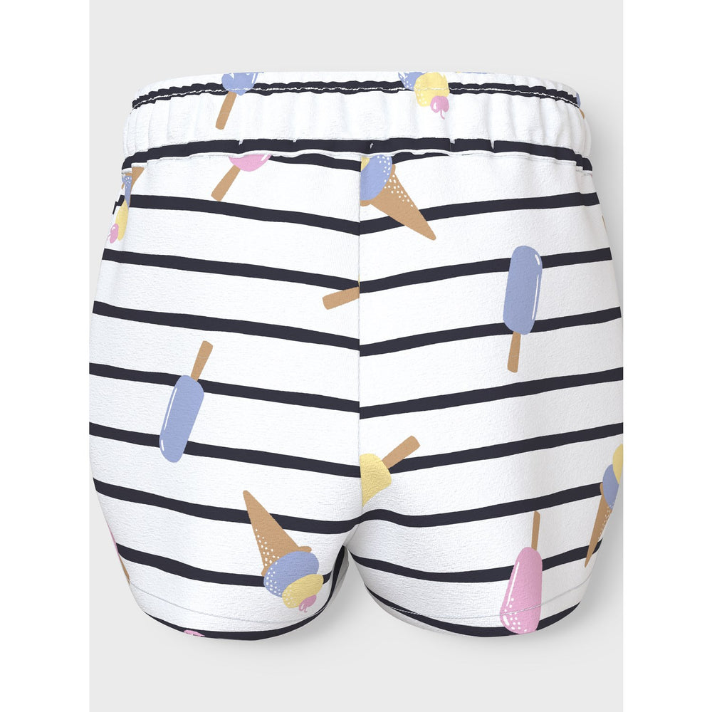 Køb Name It Bright White Ice Vigga Shorts F1 Noos