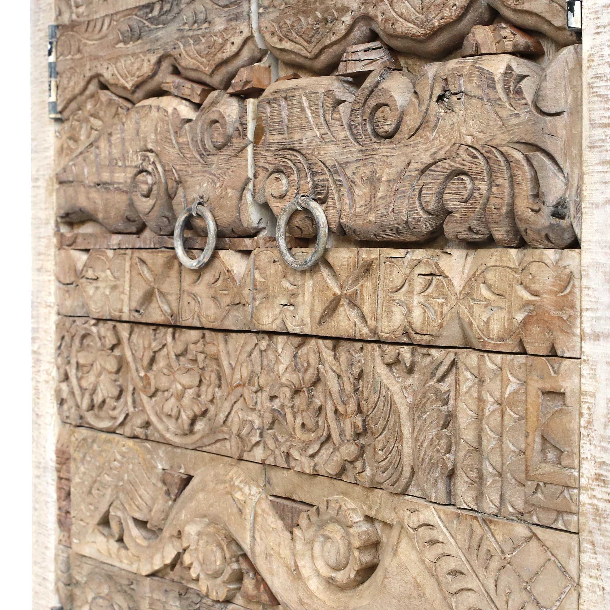 Schrank 'Dandipur' 2-türig, Mangoholz, B 80 cm, H 115 cm, T 40 cm von fischer's lagerhaus