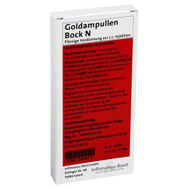 Goldampullen Bock N Ampullen, 10 St