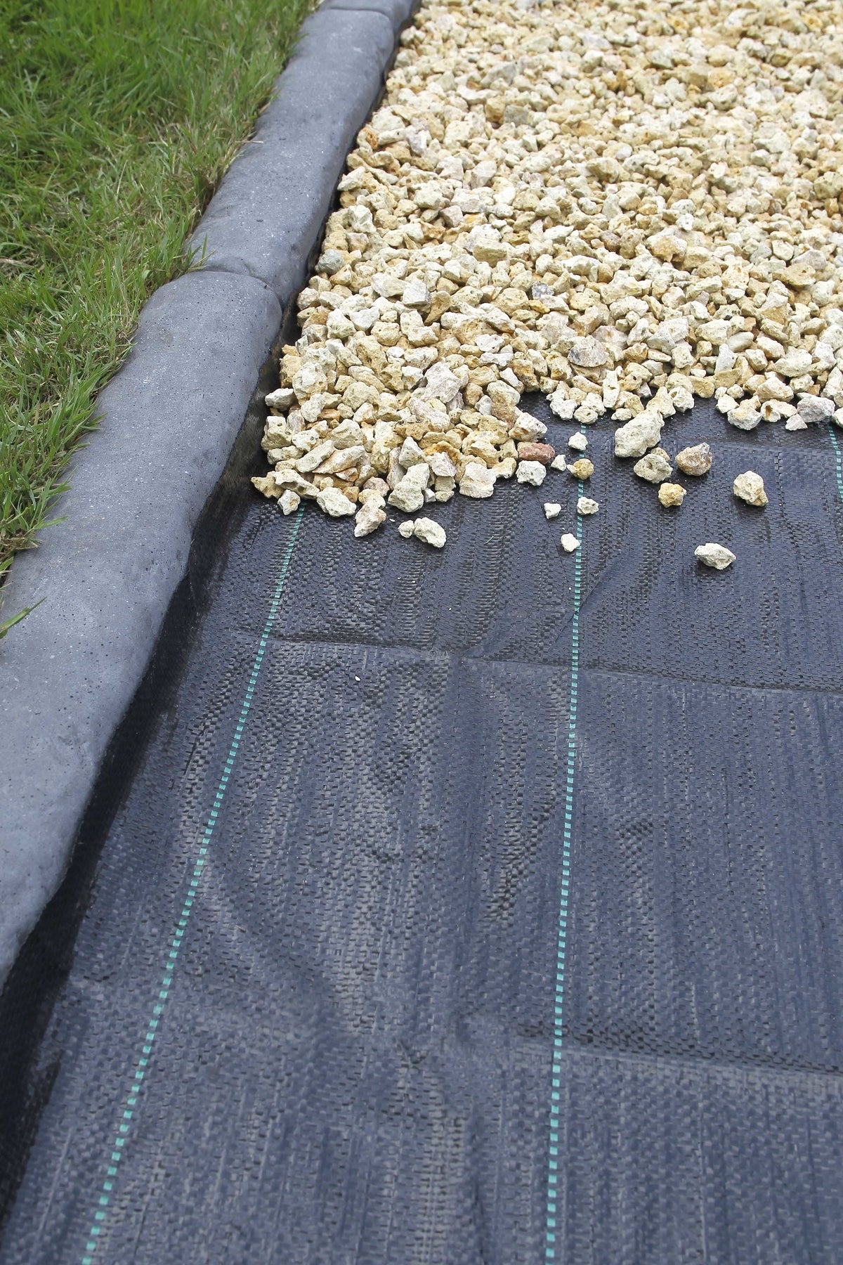 Nature gronddoek 1 m x 10 m zwart