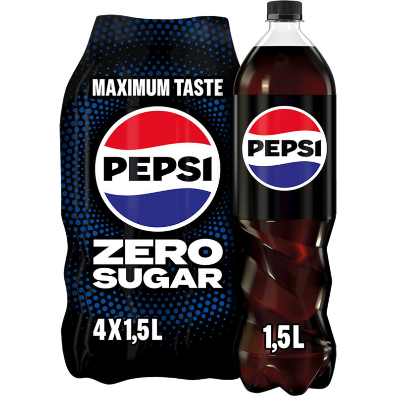 Pepsi Zero sugar cola 4-pack