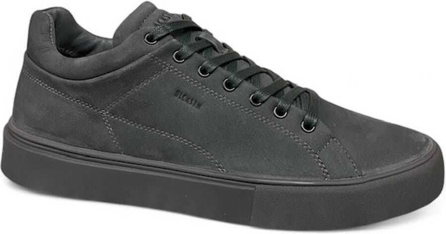 BLACKSTONE Lage Sneakers Heren Crag Colton Maat: 41 Materiaal: Nubuck Kleur: Grijs