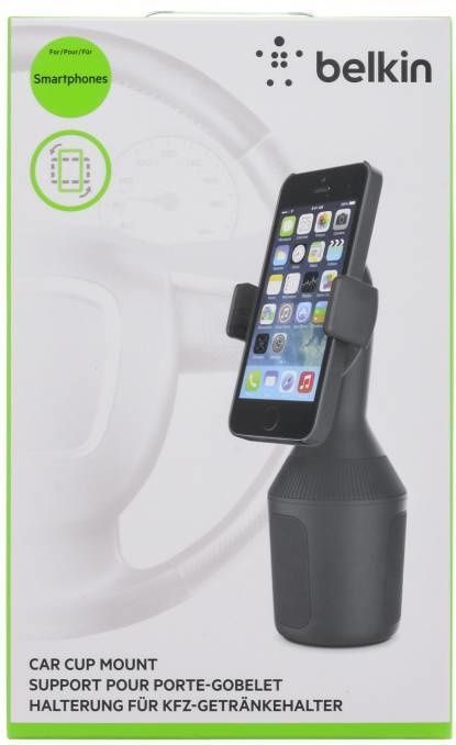Belkin - Universele Bekerhouder - Smartphone Houder - Zwart - Kunststof