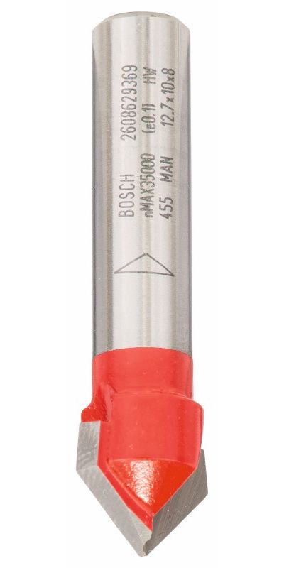 Bosch 2608629369 V-Groeffrees 90° 12,7x10x44,5x8