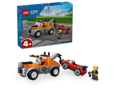 LEGO Sleepwagen en sportautoreparatie (60435)