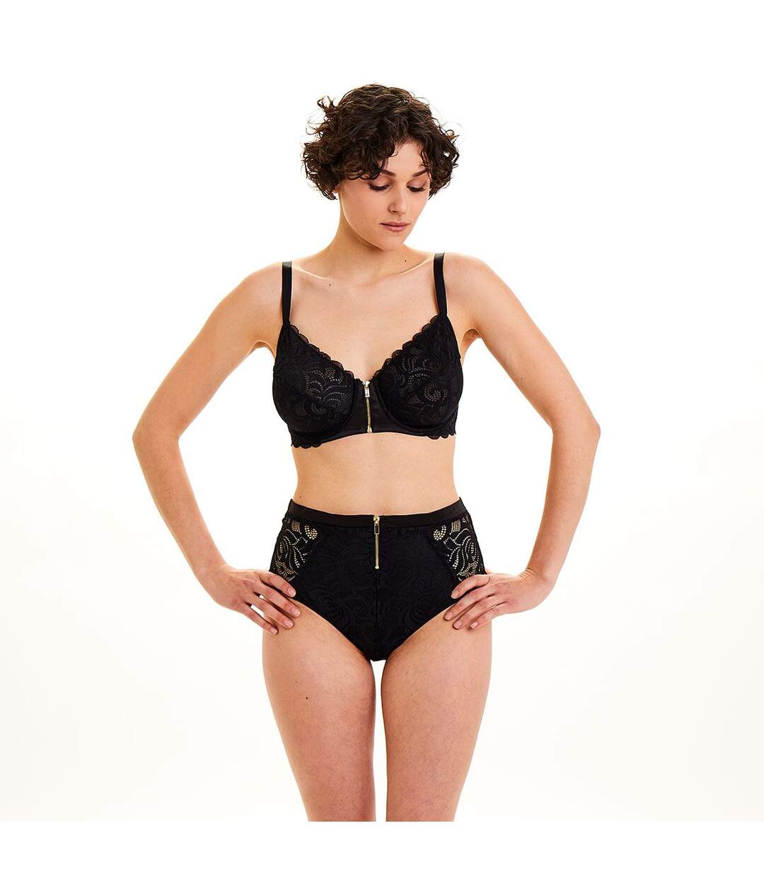 Soutien-gorge grand maintien noir Elixir