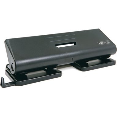 Perforateur 4 trous 75-P, noir