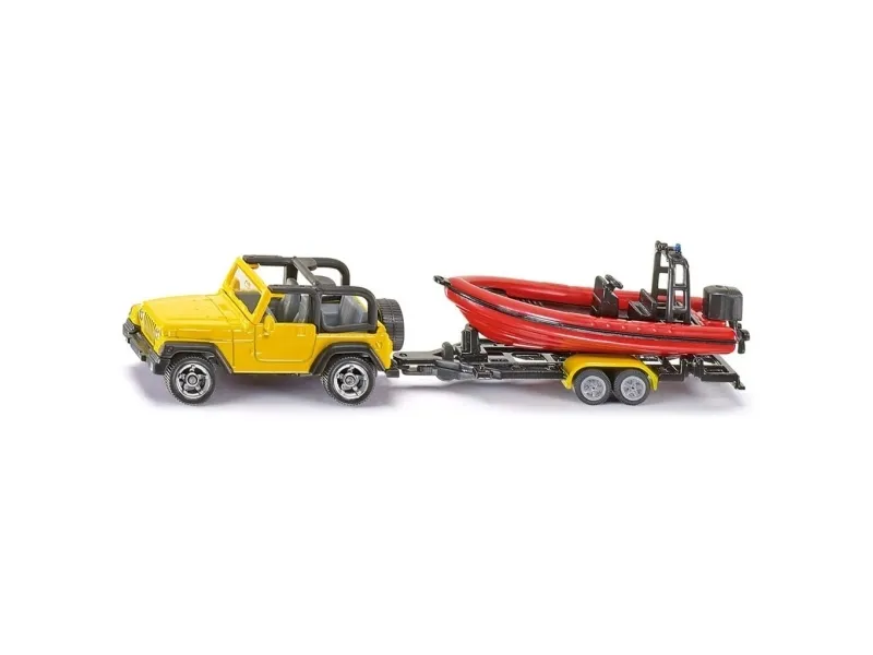 Siku Jeep With Boat
