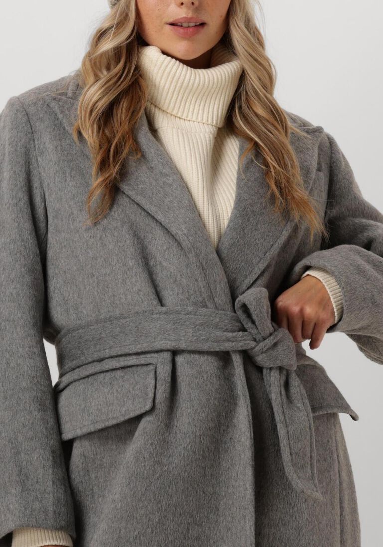grijze co'couture mantel harry coat