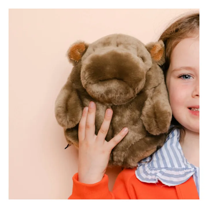 La Pelucherie Peluche Roodoodoo Pipo l'Hippo | Marron