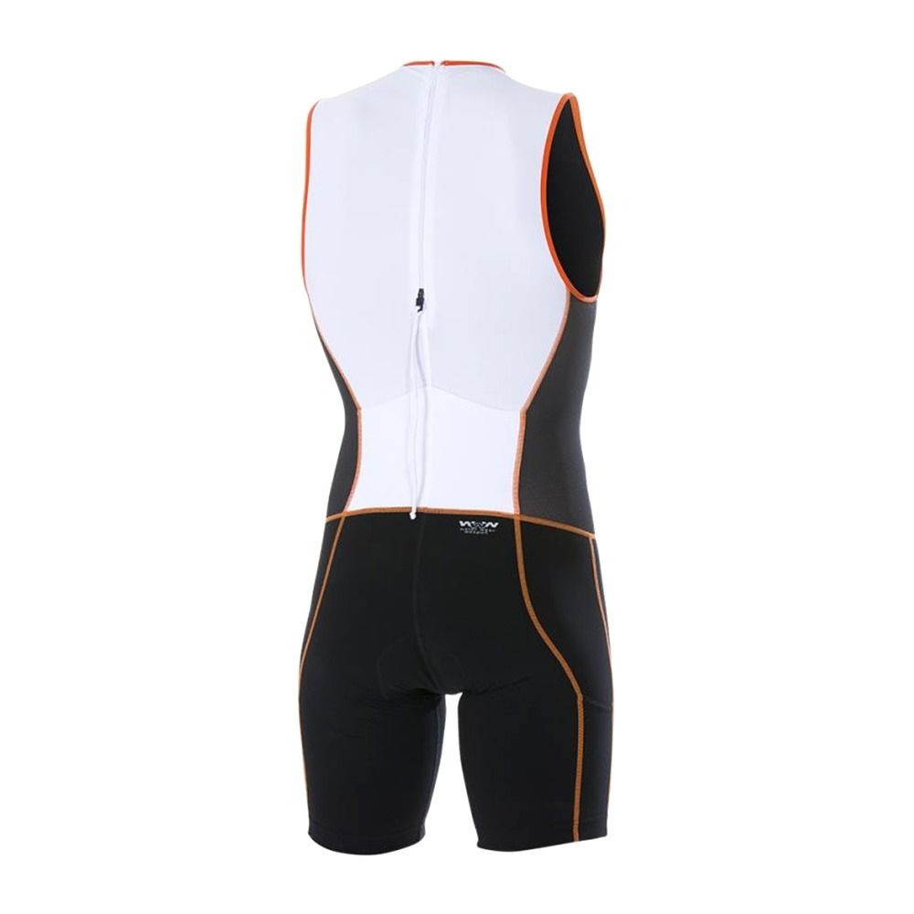 Z3Rod ISUIT BZ - Combinaison trifonction shorty  Homme black/orange/white