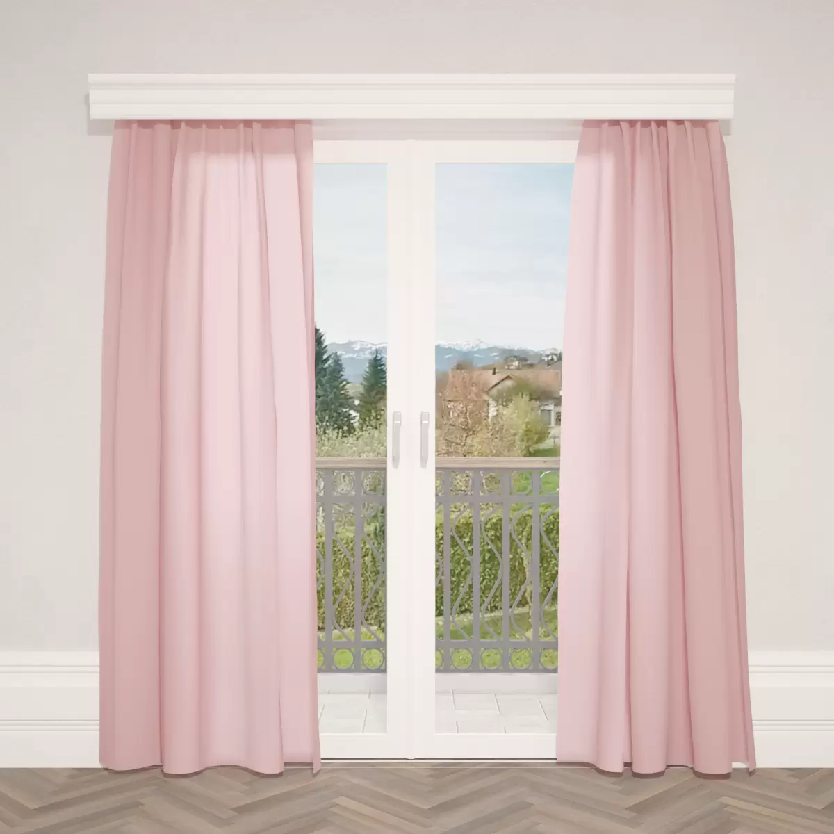 Nachtvorhang Mircrocrash Rosa