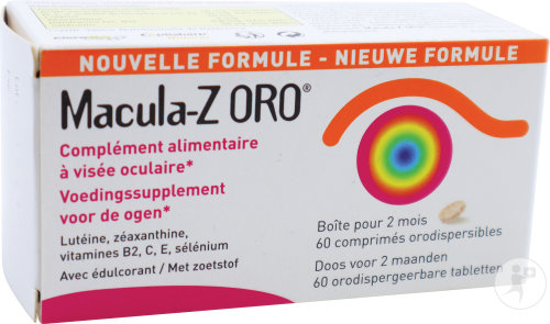 Macula-Z ORO Complément Alimentaire À Visée Oculaire 60 Comprimés Orodispersibles