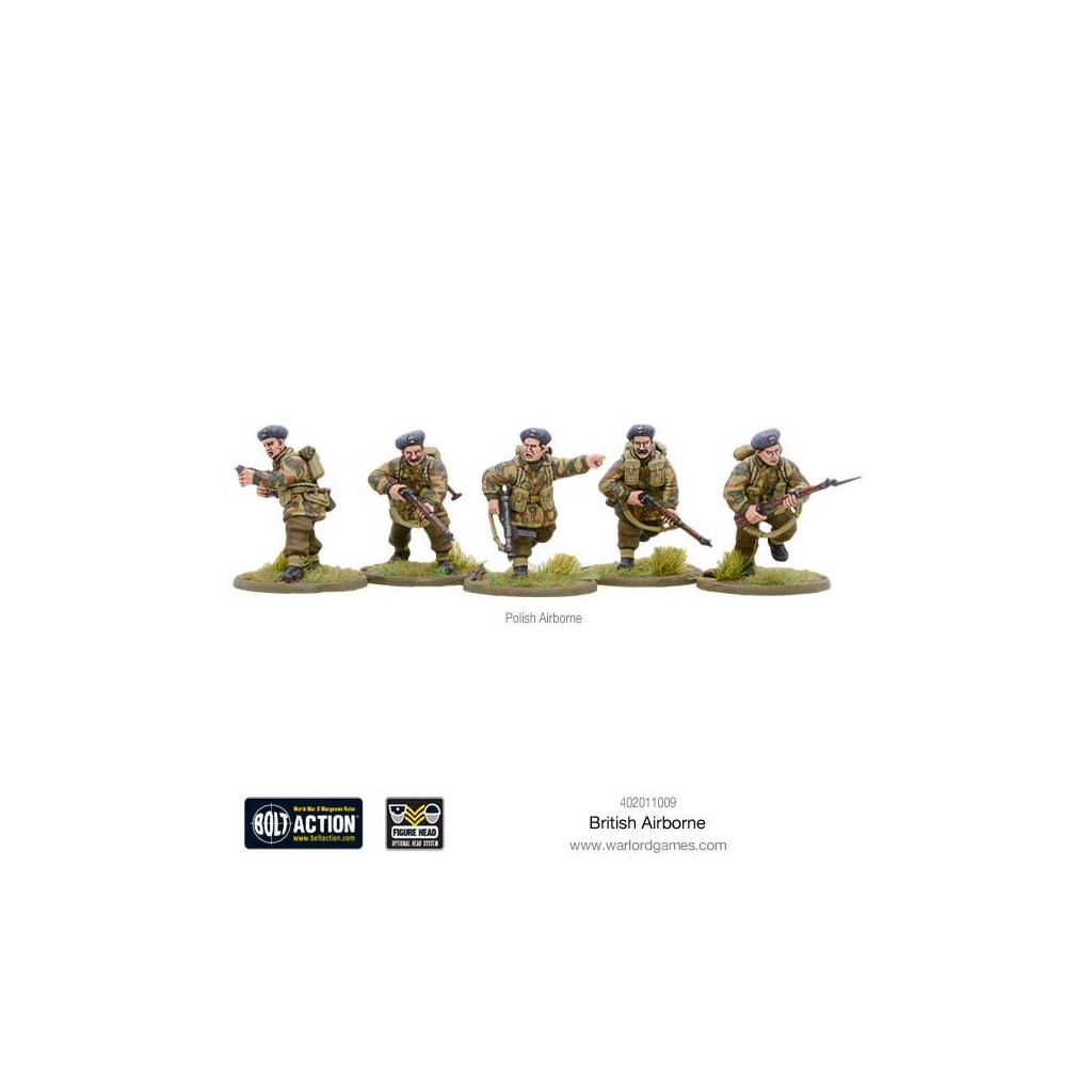 Bolt Action - British Airborne WWII Allied Paratroopers