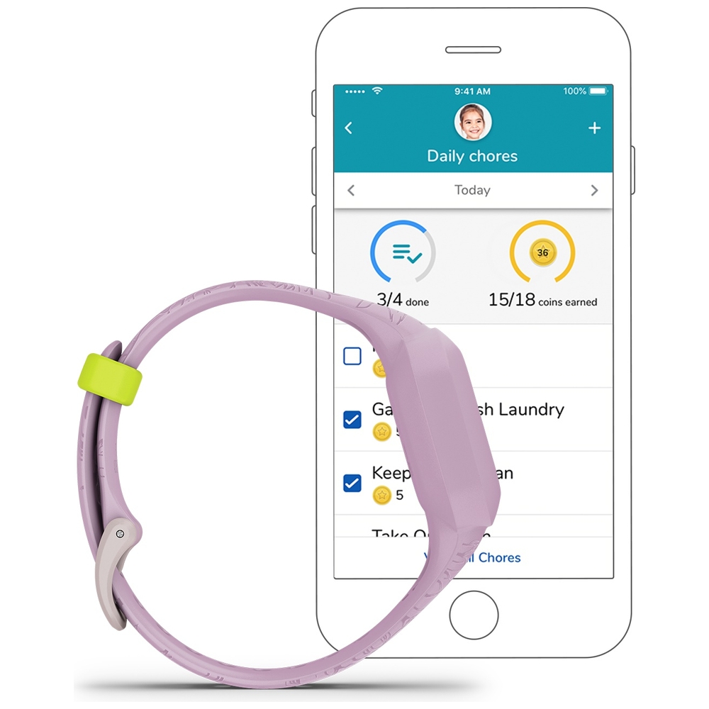 Garmin Vivofit Jr 3 – Fliederfarbener Fitness-Tracker für Kinder