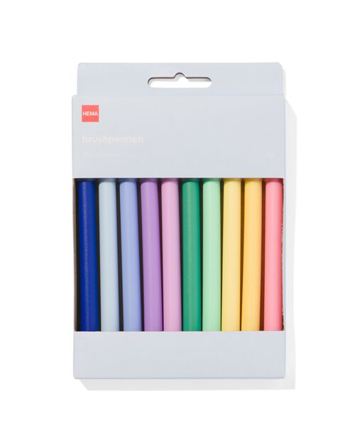 10 stylos pinceaux