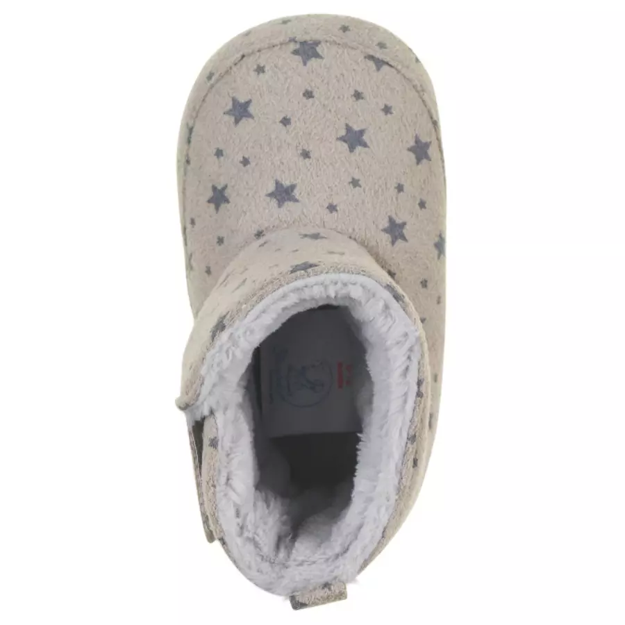 Sterntaler Baby-Stiefel Sterne hellgrau
