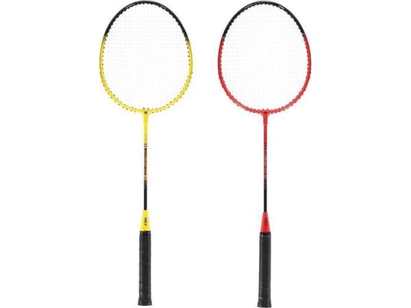 Nils Extreme NRZ264 ALUMINIUM / FOR BADMINTON 4 RACKETTER + 3 FJÆR SHUTTERS + NETT 600x60cm + NILS DEKSEL