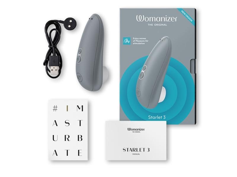 Womanizer Vibrator Womanizer Starlet 3 gray Auflegevibrator für sinnliche Stimulation der Klitoris
