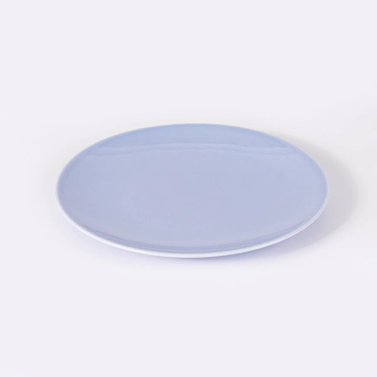 Assiette à dessert ronde bleu OGRE La Fabrique