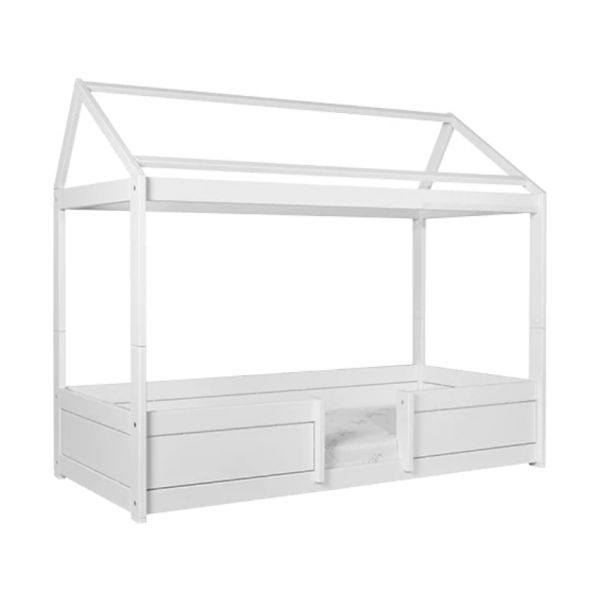 LIFETIME Kidsrooms 4-in-1 House Bed Wit Gelakt