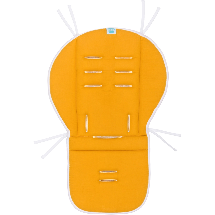 fillikid Sitzauflage wendbar Muslin Curry