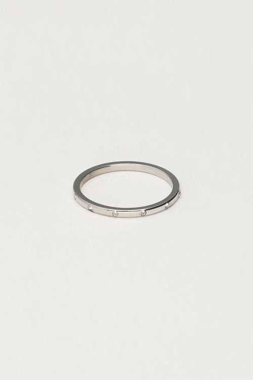 Starry ring met fijne strass