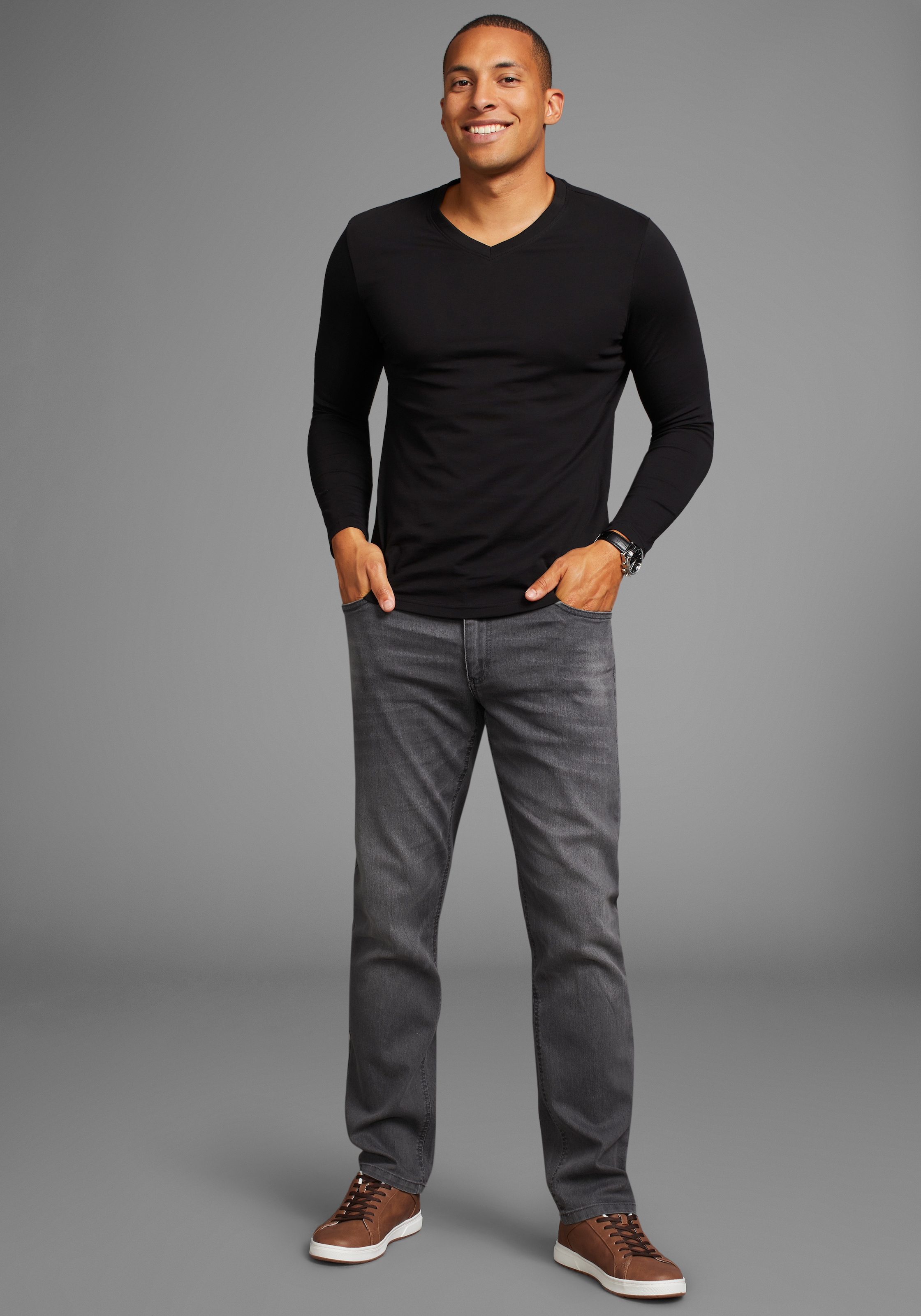Arizona Dehnbund-Jeans »Paul«, elastischer Dehnbund,  Comfort-Fit,  gerader Beinschnitt