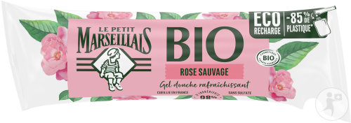 Le Petit Marseillais Éco-Recharge Gel Douche Rafraîchissant Rose Sauvage 250ml