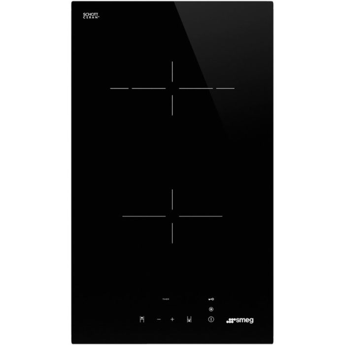 SMEG Glaskeramik-Kochfeld SE232TD1 schwarz