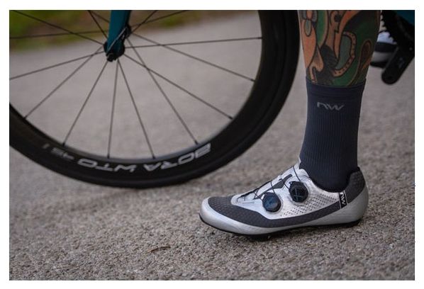 Paire de Chaussures Route Northwave Mistral Plus Argent