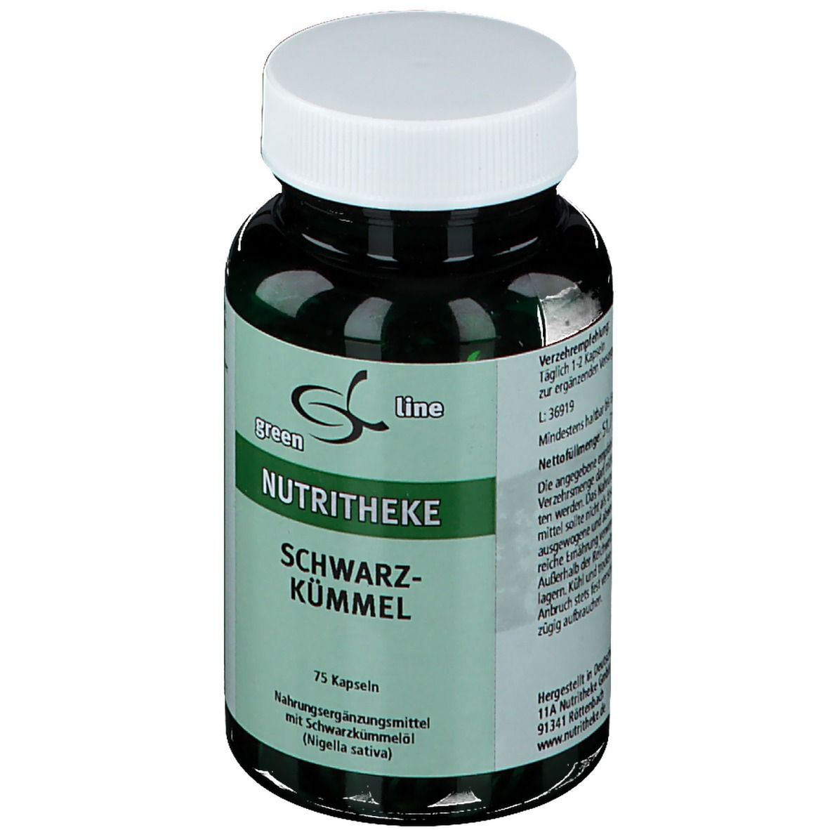 green line NUTRITHEKE Schwarzkümmel
