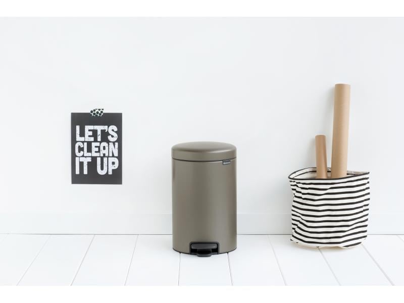 Brabantia Treteimer NewIcon 12 l, Platinum Treteimer