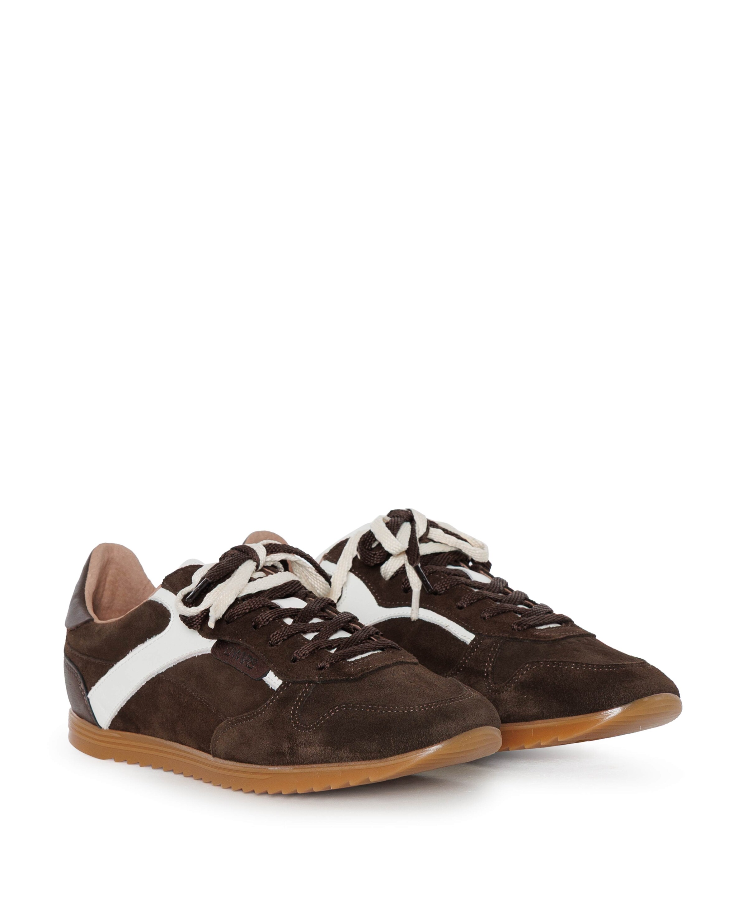 DWRS label TULA dames sneakers bruin