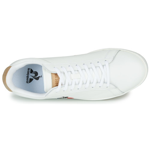 Le Coq Sportif - COURTSET - Blanc / Cognac