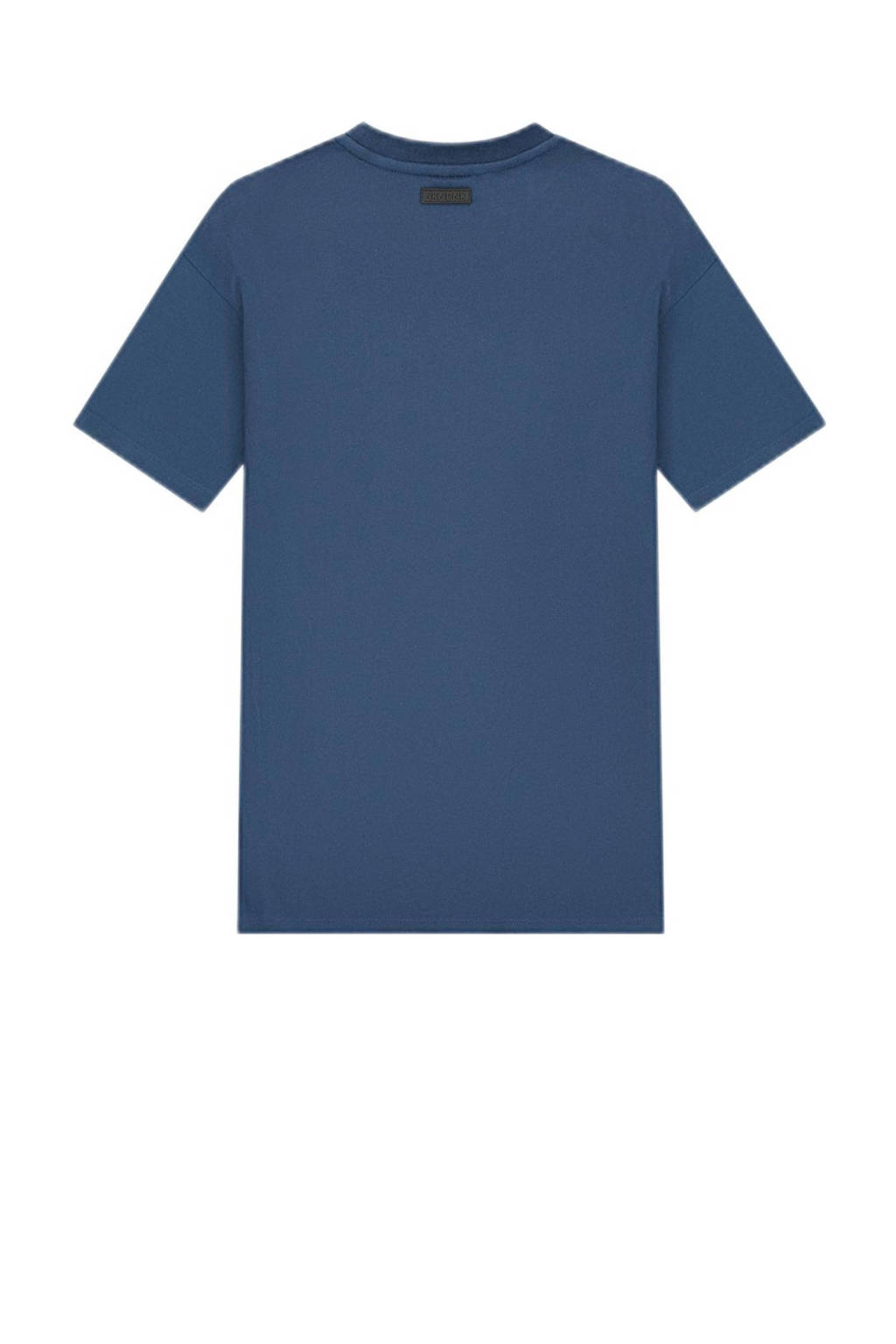 NIK&NIK T-shirt RYC met printopdruk donkerblauw
