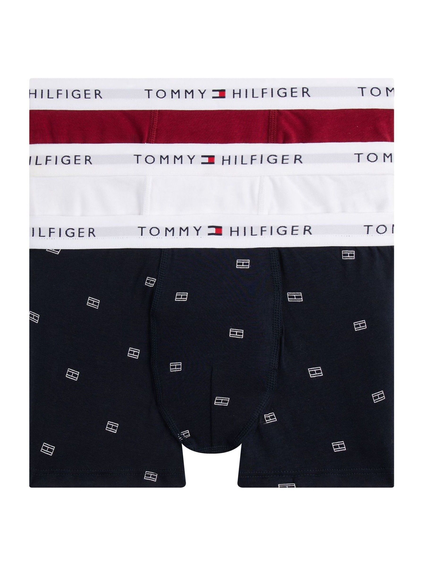 Tommy Hilfiger 3-Pack Signature Logo Print Trunks