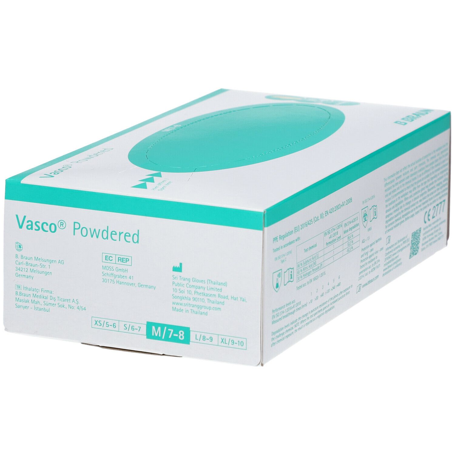 Vasco® gepudert, Größe 7-8, mittel