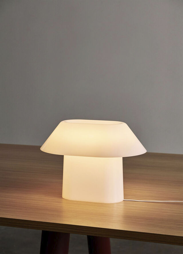 Hay Drome Table lamp-White opal Acrylic