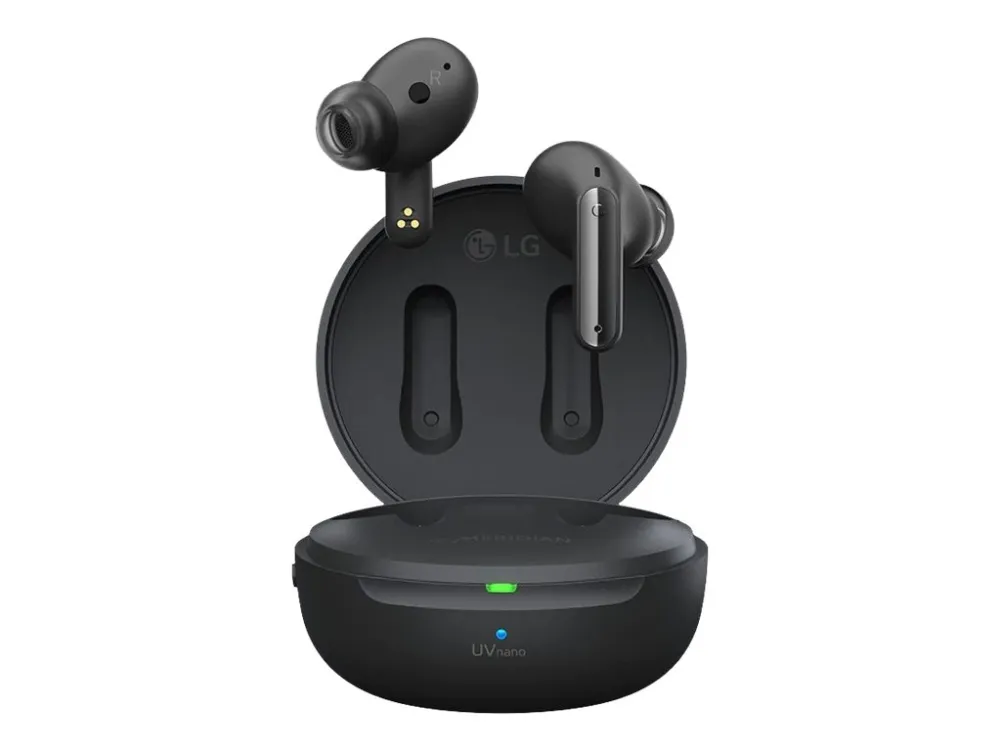 [OUTLET] - LG TONE-DFP9 True Wireless Headphones IPX4 Black ANC aptX Opladningsetui