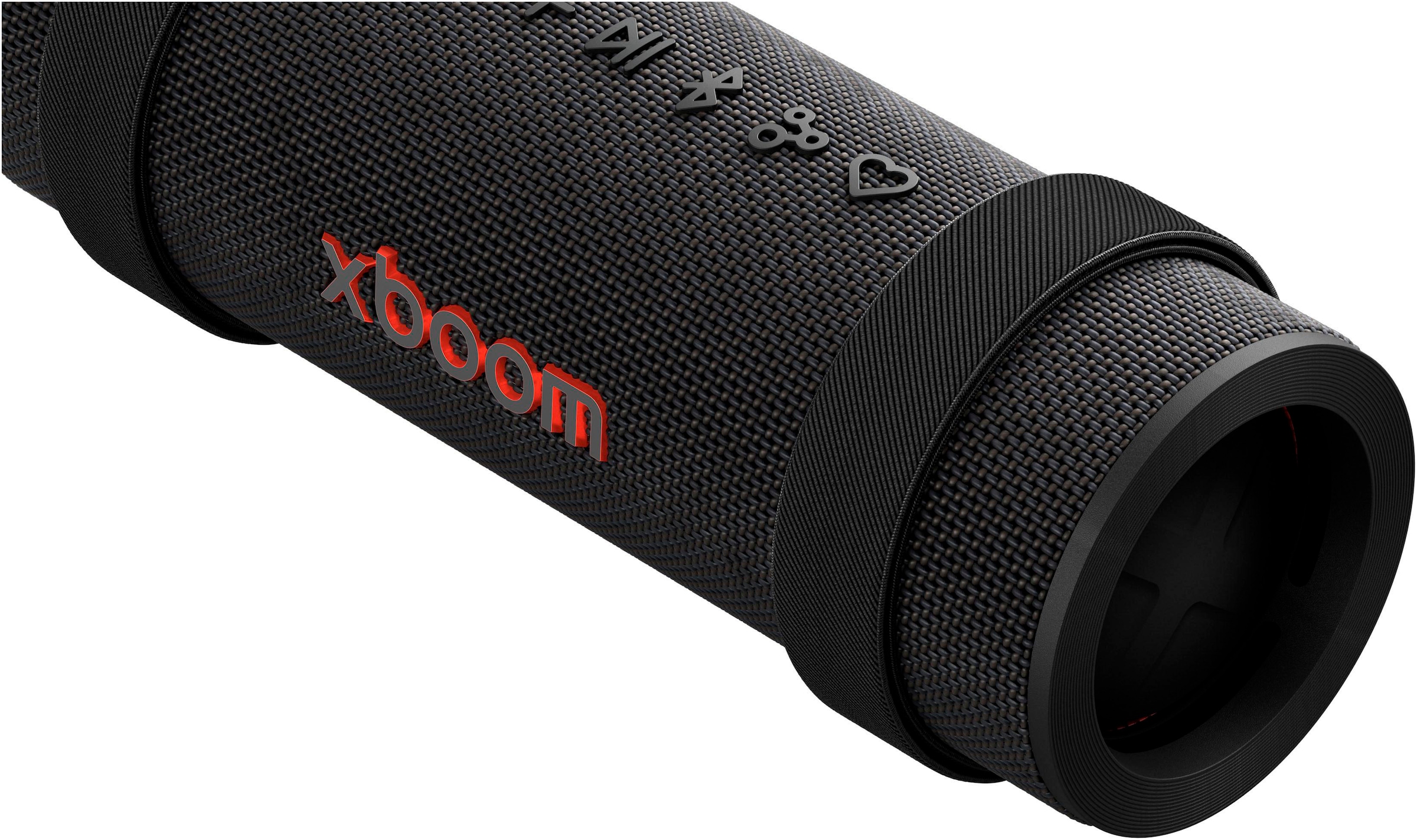 LG Bluetooth-Speaker »xboom GRAB« 1.1 (Bluetooth Apple Siri | Beleuchtungseffekte | EQ Modi | Extra Bass | Google Assistant | Lautstärkeanpassung | Multipoint Anbindung | Wireless Party Connect 30 W)