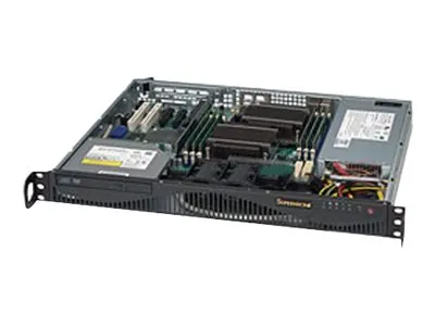 Supermicro SC512 F-350B1 - Rack-monterbar 1U - ATX 350 Watt - sort