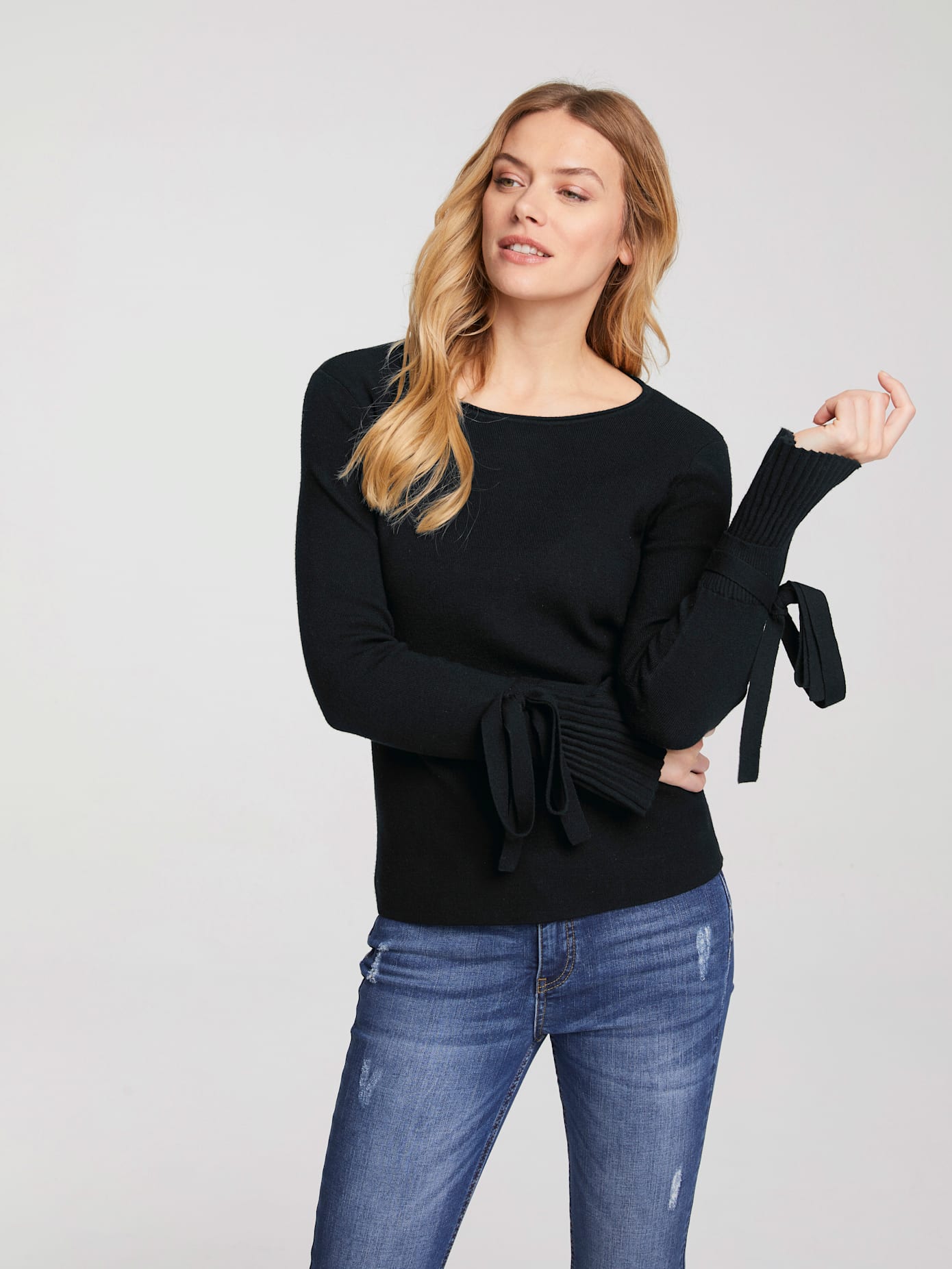 Pull tricot fin doux et agréable
